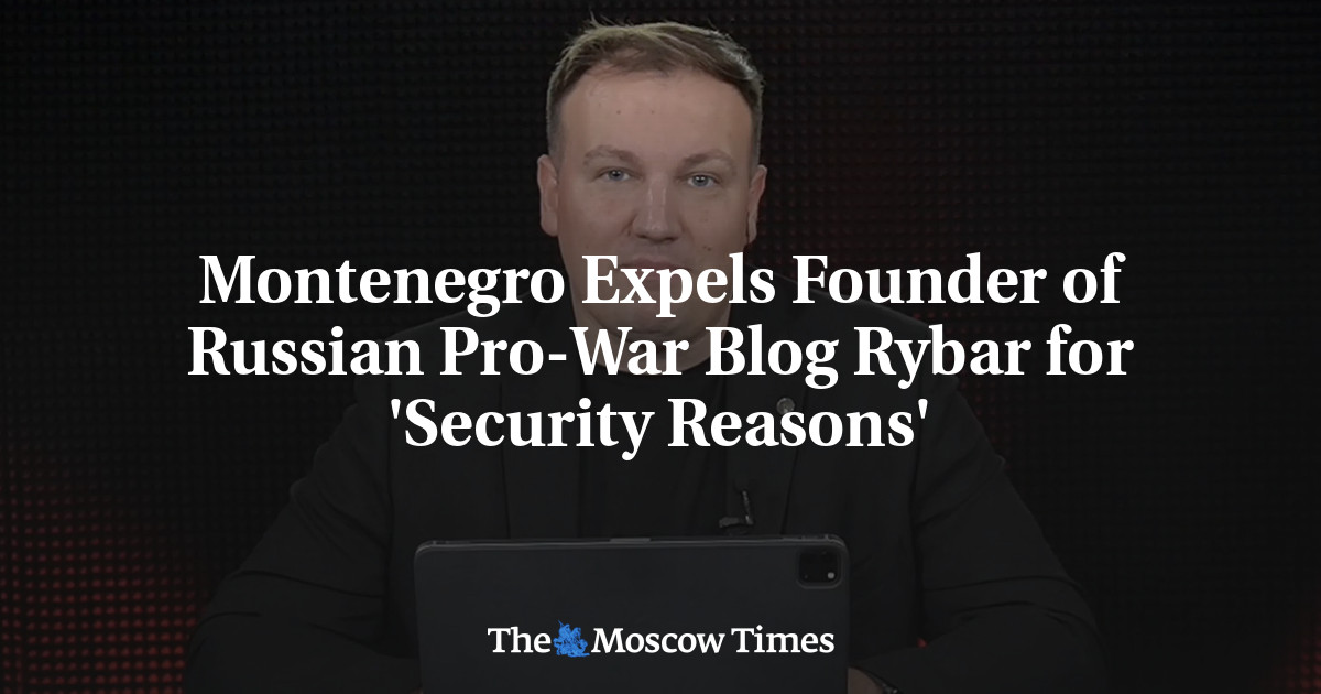 Montenegro Arrests Founder of Influential Russian Pro-War Blog Rybar