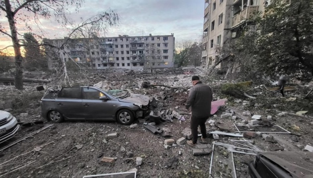Apartment buildings damaged in Kremenchuk as result of missile attack