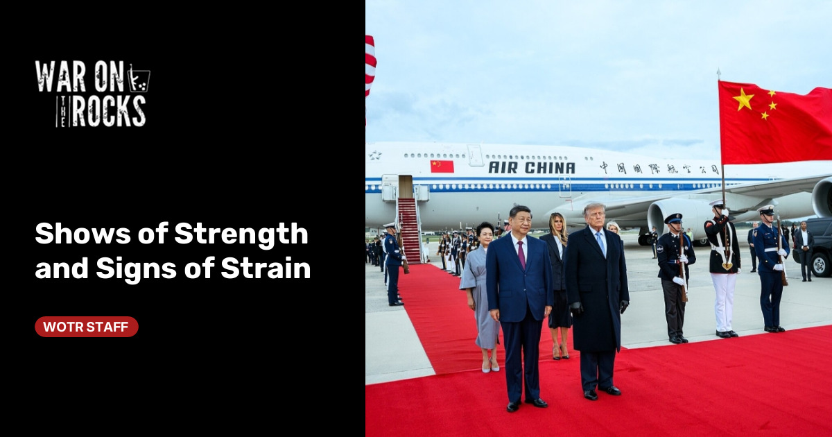 Shows of Strength and Signs of Strain