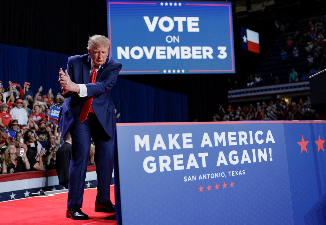 Trump rallies for Paxton in third Texas trip in a month as Republicans defend stronghold